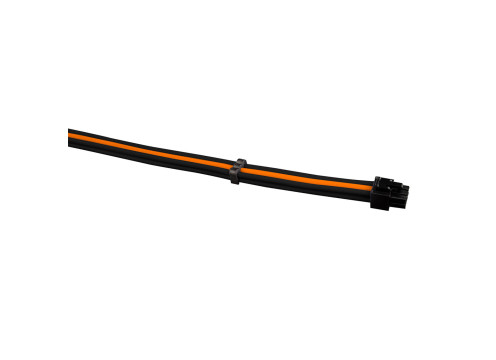 1StPlayer Steampunk 35cm Power Extension Cables Black-Orange