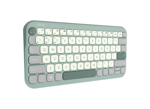מקלדת אלחוטית Asus Marshmallow KW100 Green Tea Latte