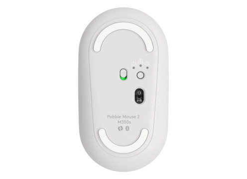 עכבר אלחוטי Logitech M350s Pepple 2 צבע לבן