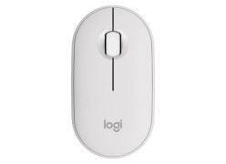 עכבר אלחוטי Logitech M350s Pepple 2 צבע לבן
