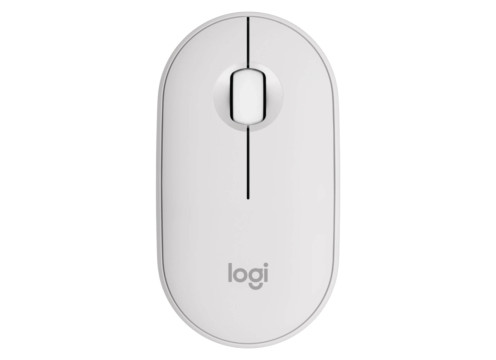 עכבר אלחוטי Logitech M350s Pepple 2 צבע לבן