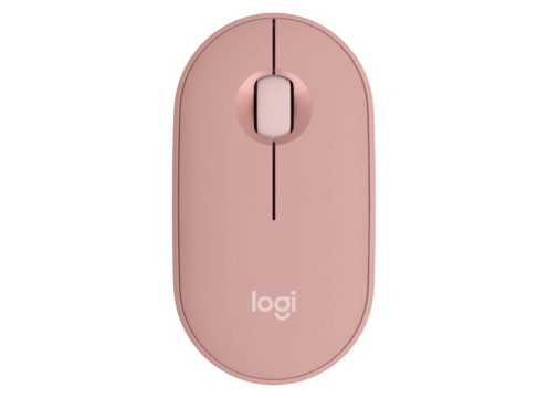 עכבר אלחוטי Logitech M350s Pepple 2 צבע ורוד