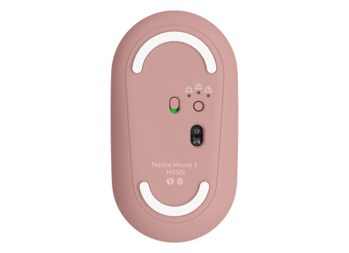 עכבר אלחוטי Logitech M350s Pepple 2 צבע ורוד