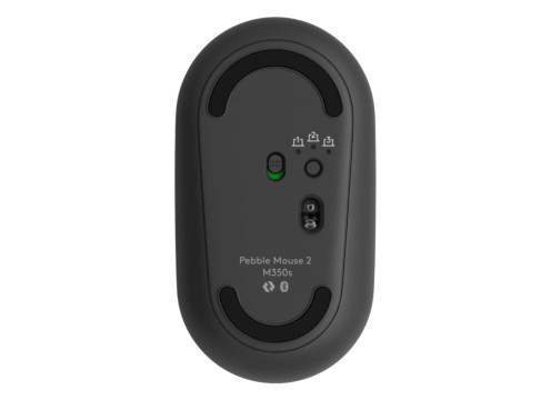 עכבר אלחוטי Logitech M350s Pepple 2 צבע שחור