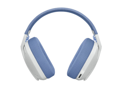 אוזניות קשת אלחוטיות לגיימינג Logitech G435 Lightspeed צבע לבן