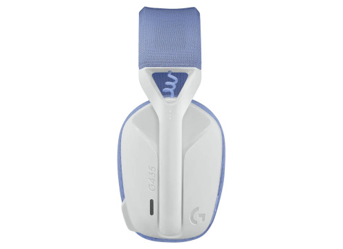 אוזניות קשת אלחוטיות לגיימינג Logitech G435 Lightspeed צבע לבן