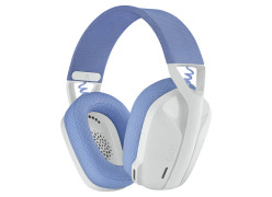 אוזניות קשת אלחוטיות לגיימינג Logitech G435 Lightspeed צבע לבן