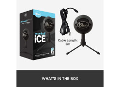 Logitech Blue Snowball Microphone USB Ice-Black