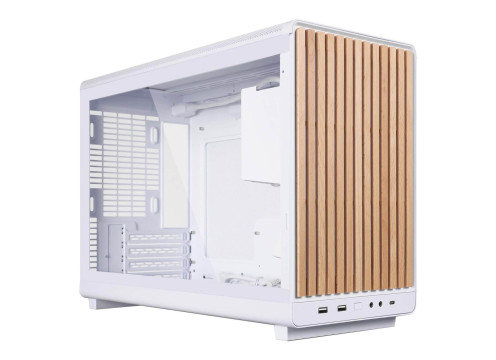 מארז מחשב Lian-Li A3 Wood and Glass Edition White