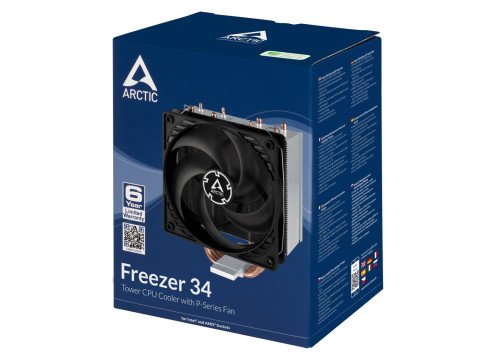 מאוורר למעבד Arctic Cooling Freezer 34 AMD/Intel (AM5/AM4/1200/115X רק!)