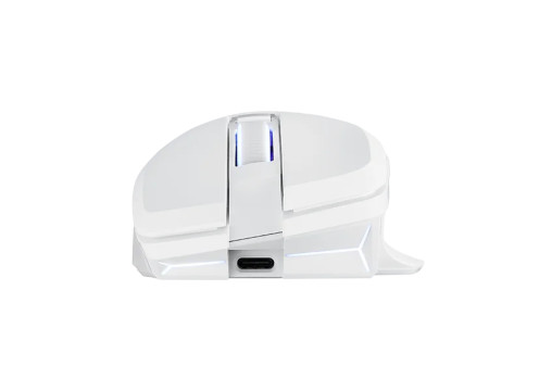 עכבר גיימינג אלחוטי PowerColor ALPHYN AM10 צבע לבן