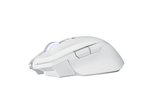 עכבר גיימינג אלחוטי PowerColor ALPHYN AM10 צבע לבן