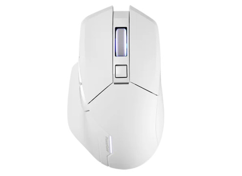 עכבר גיימינג אלחוטי PowerColor ALPHYN AM10 צבע לבן