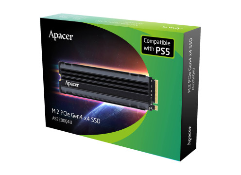 Apacer 2.0TB M.2 PCIe Gen4 x4 SSD with Heatsink