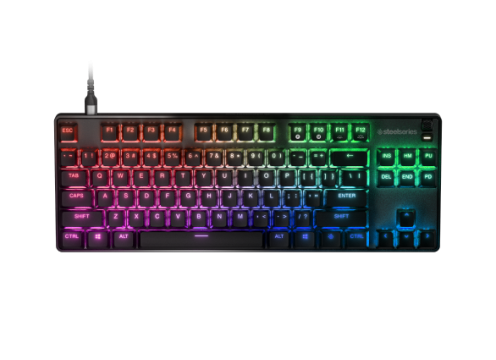 מקלדת גיימרים - מקלדת באנגלית בלבד SteelSeries Apex 9 TKL US