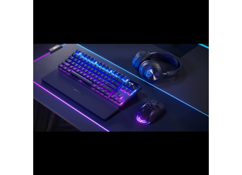 מקלדת גיימינג מכאנית אלחוטית SteelSeries Apex Pro TKL (2023) US אנגלית בלבד