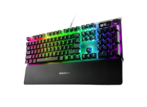 מקלדת גיימינג מכאנית - מקלדת באנגלית בלבד SteelSeries Apex Pro US