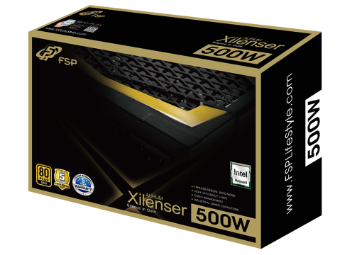 FSP Aurum Xilenser 500W Fanless 80+ Gold PFC