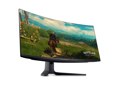 מסך מחשב קעור לגיימינג Dell 34" Alienware QD-OLED WQHD 165Hz 0.1ms 1800R