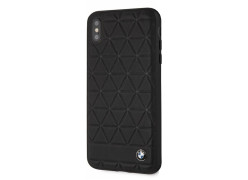 CG Mobile כיסוי קשיח מעור אמיתי לאייפון X/XS בצבע שחור BMW רשמי