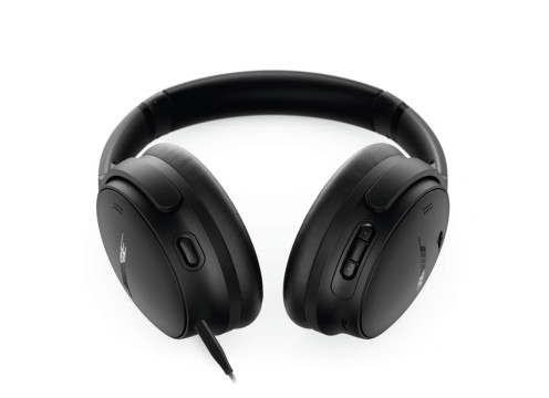 אוזניות קשת אלחוטיות עם ביטול רעשים אקטיבי Bose QuietComfort צבע שחור