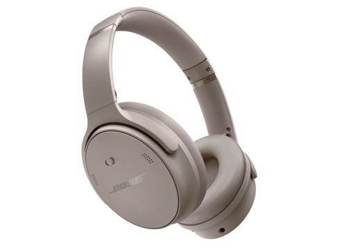 אוזניות קשת אלחוטיות עם ביטול רעשים אקטיבי Bose QuietComfort צבע חום