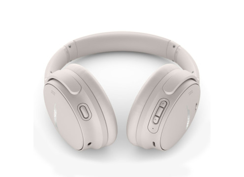 אוזניות קשת אלחוטיות עם ביטול רעשים אקטיבי Bose QuietComfort צבע לבן