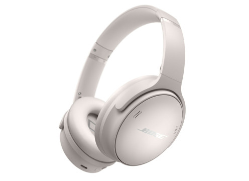 אוזניות קשת אלחוטיות עם ביטול רעשים אקטיבי Bose QuietComfort צבע לבן