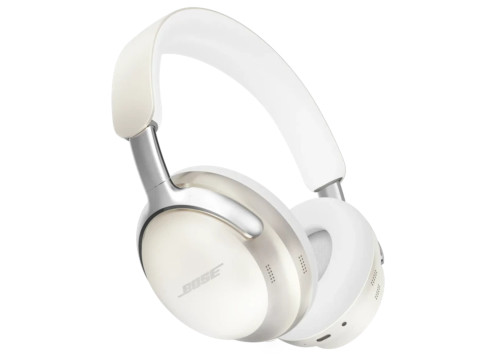 אוזניות קשת אלחוטיות עם ביטול רעשים אקטיבי Bose QuietComfort Ultra צבע יהלום