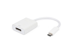 כבל USB-C זכר ל DP נקבה תומך 4K@60HZ