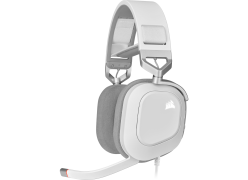 אוזניות גיימינג Corsair HS80 RGB USB Wired - White