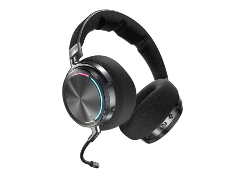 אוזניות קשת אלחוטיות לגיימינג Corsair VIRTUOSO MAX WIRELESS צבע שחור