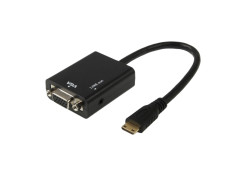 Mini HDMI to VGA + Audio