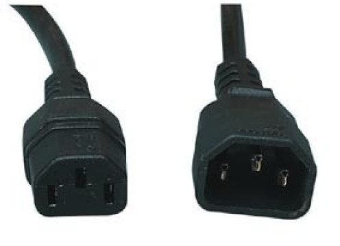 כבל מאריך חשמל לאל פסק Cable Power Extender / UPS 3-pins 1M