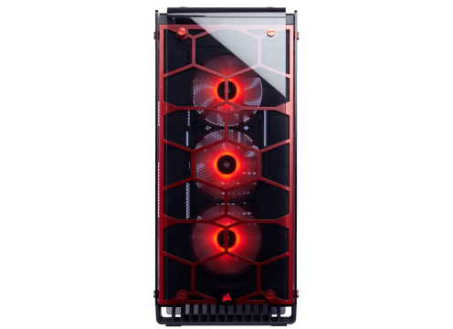 Corsair Crystal 570X RGB ATX Mid-Tower Case Red