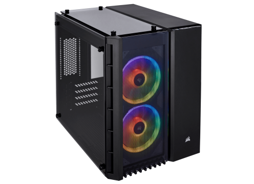 Corsair Crystal 280X RGB TG Micro ATX Case Black