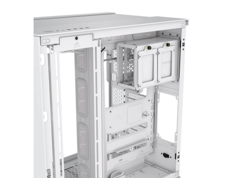 מארז מחשב Corsair 6500D Airflow Tempered Glass Mid-Tower White