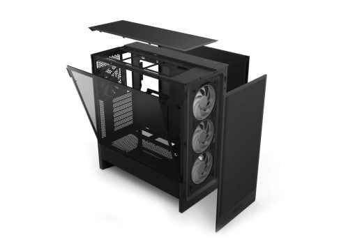 מארז מחשב NZXT H5 Flow RGB (2024) Black