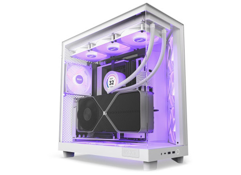 מארז מחשב NZXT H6 Flow RGB White
