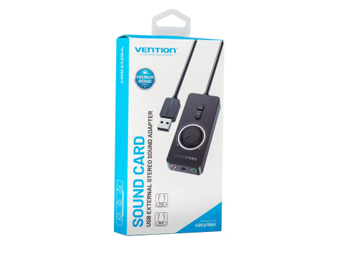 Vention USB-A to 3.5mm x3 1m External Sound Card