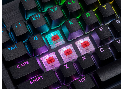 מקלדת גיימינג מכאנית Corsair K70 RGB PRO Cherry MX Red