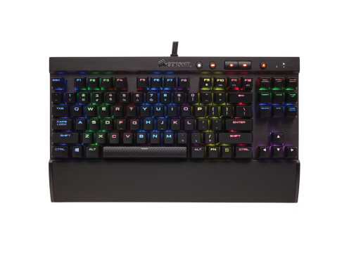 מקלדת גיימינג מכאנית Corsair K65 LUX RGB Cherry MX Red