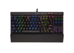מקלדת גיימינג מכאנית Corsair K65 RGB RAPIDFIRE Cherry MX