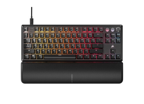 מקלדת גיימינג מכאנית Corsair K70 PRO TKL High-Performance Hall Effect עברית/אנגלית