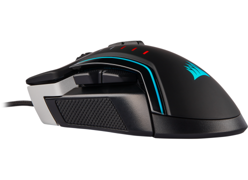 עכבר גיימינג Corsair Glaive RGB Pro Aluminum צבע שחור