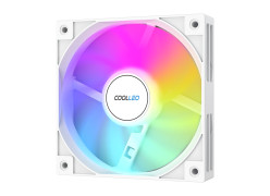 Coolleo 120mm PWM ARGB White Fan