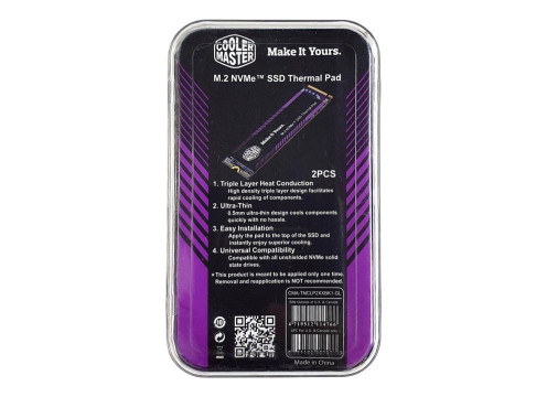 CoolerMaster SSD M.2 Thermal Pad 60x18 2pcs