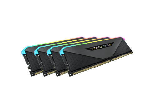 Corsair DDR4 64G (4x16G) 3600 CL18 Vengeance RGB RT Black
