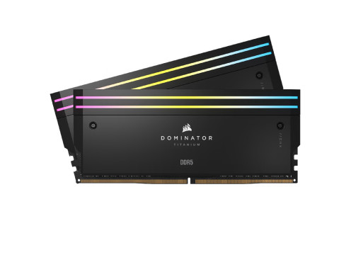 Corsair DDR5 64G (2x32G) 6600 CL32 Dominator Titanium RGB