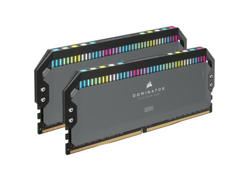Corsair DDR5 64G (2x32G) 5200 CL40 Dominator Platinum RGB Gray
